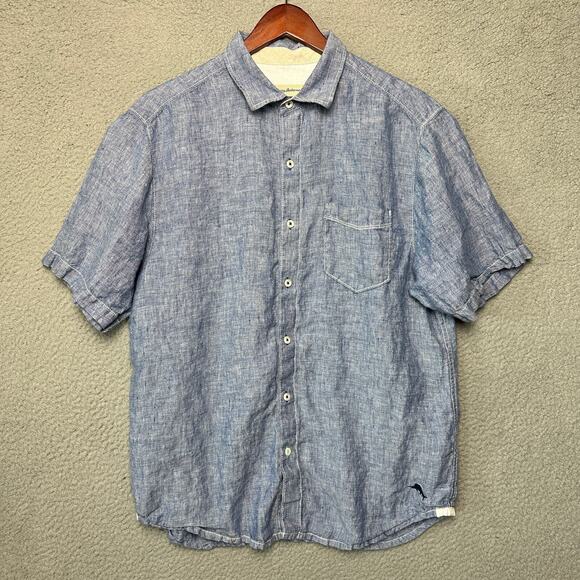 Tommy Bahama Shirts Tommy Bahama Shirt Mens Medium Blue Button